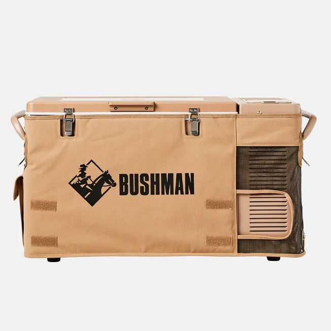 Bushman 35L OG Heavy Duty Portable Fridge Freezer with Cover and Transformer