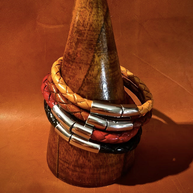 Plaited Bracelet Magnetic Clasp