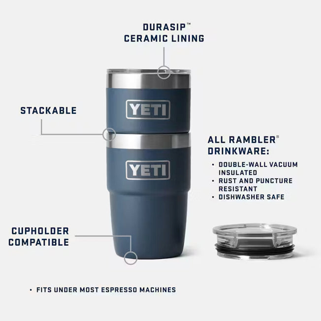 Yeti Rambler 8oz Stackable Ceramic Lined Cup