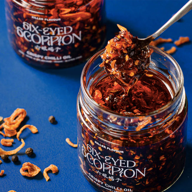 Six-Eyed Scorpion Extra Spicy Crispy Chilli Oil