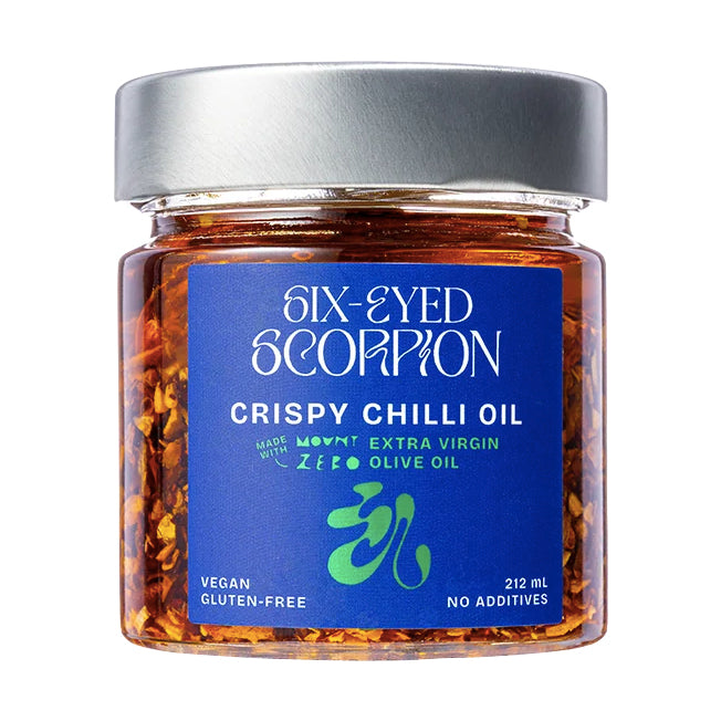 Six-Eyed Scorpion EVOO Crispy Chilli Oil