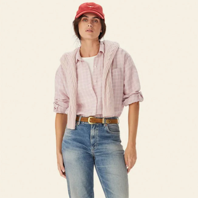 R.M. Williams Hopeland Linen Check Shirt