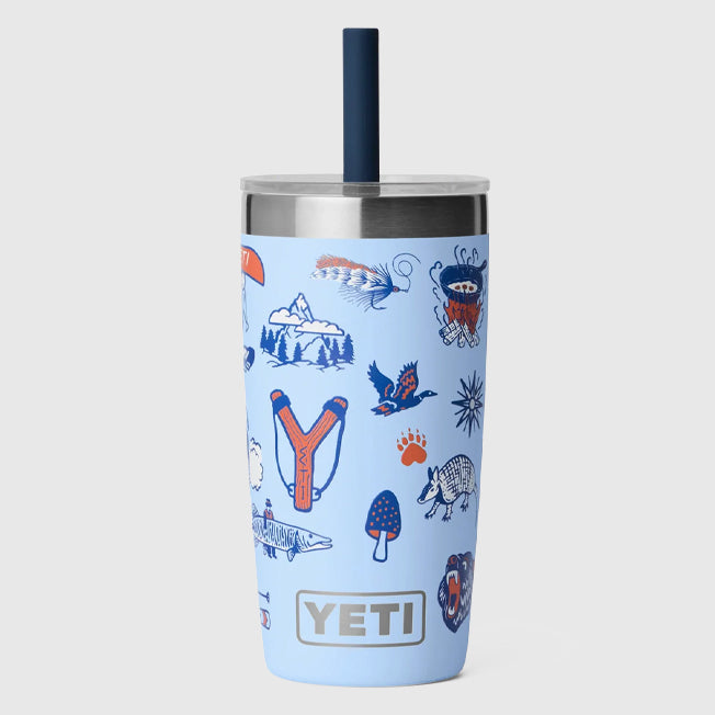 Yeti Rambler R10 JR Summer Camp Tumbler w/Straw Lid