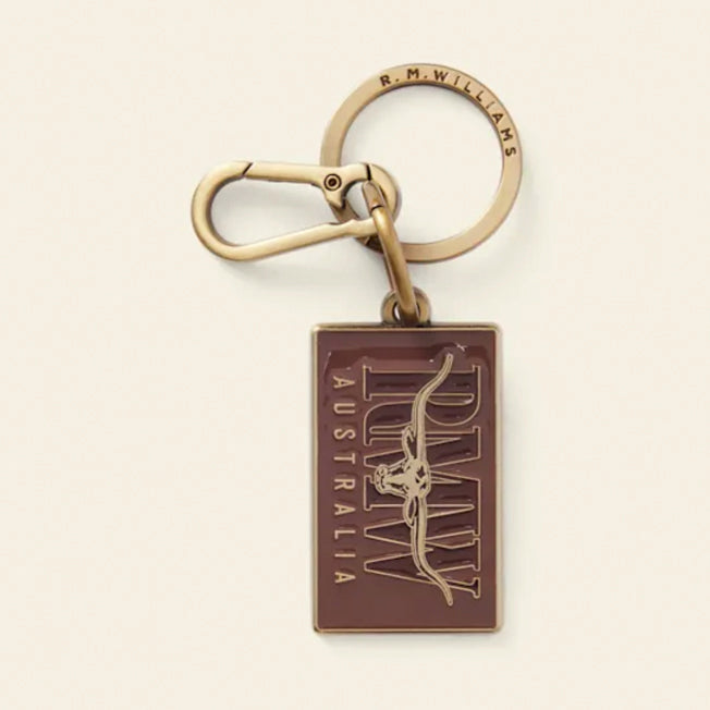 R.M. Williams Heritage Logo Enamel Keyring