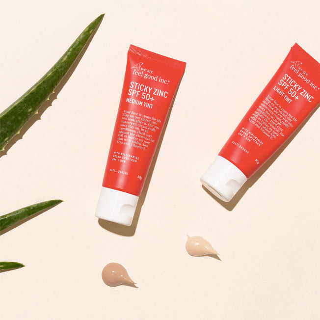 We Are Feel Good Inc. Sticky Zinc Medium Tint SPF 50+