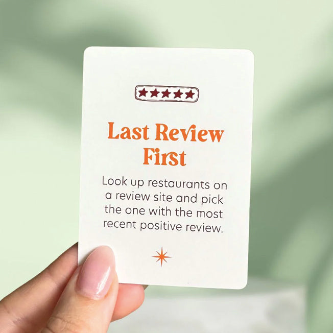 The Adventure Card Co The Foodie Deck