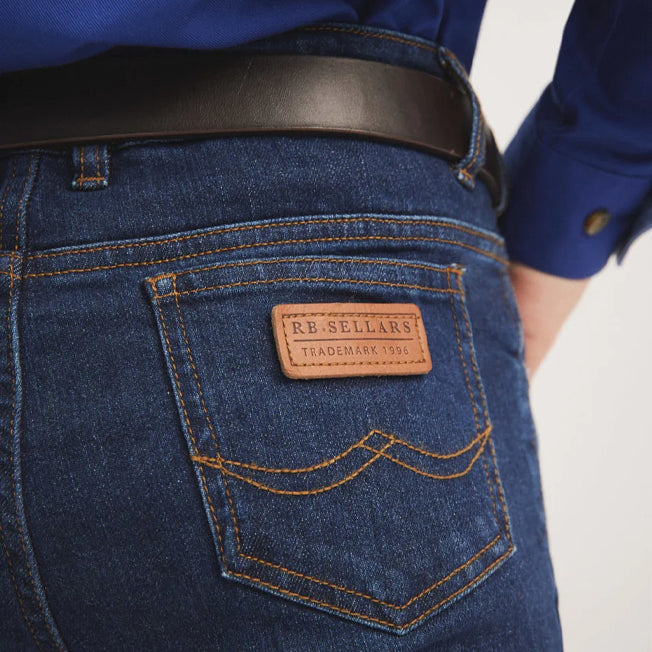 RB Sellars Sinclair Junior Mid Rise Straight Leg Jean
