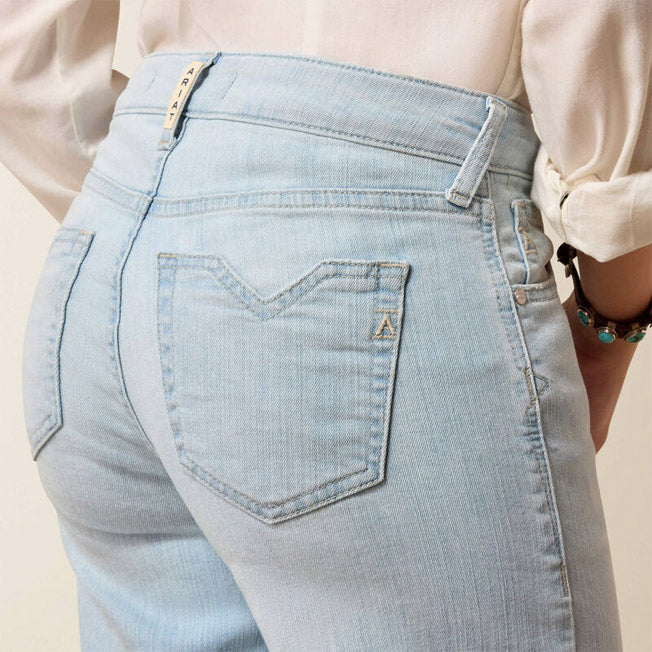 Ariat Ladies Perfect Rise Wide Crop Clare Jean