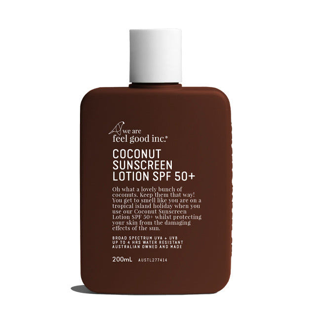 We Are Feel Good Inc. Coconut Sunscreen Lotion SPF50+