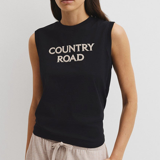 Country Road Lds Aus Cotton CR Tank