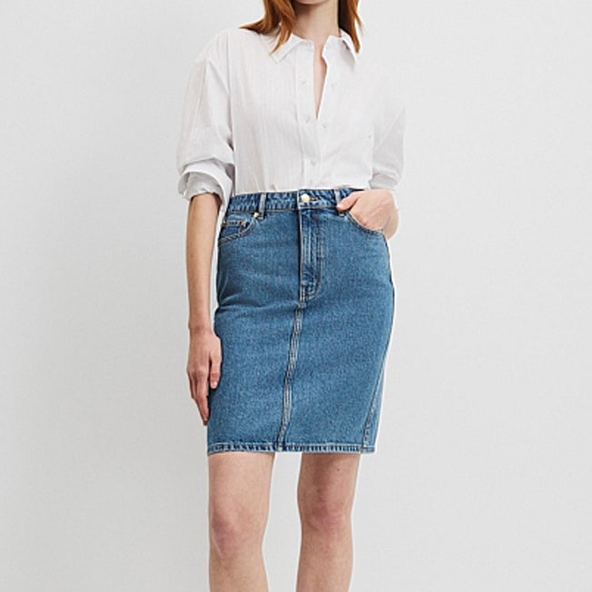 Country Road Denim Midi Skirt