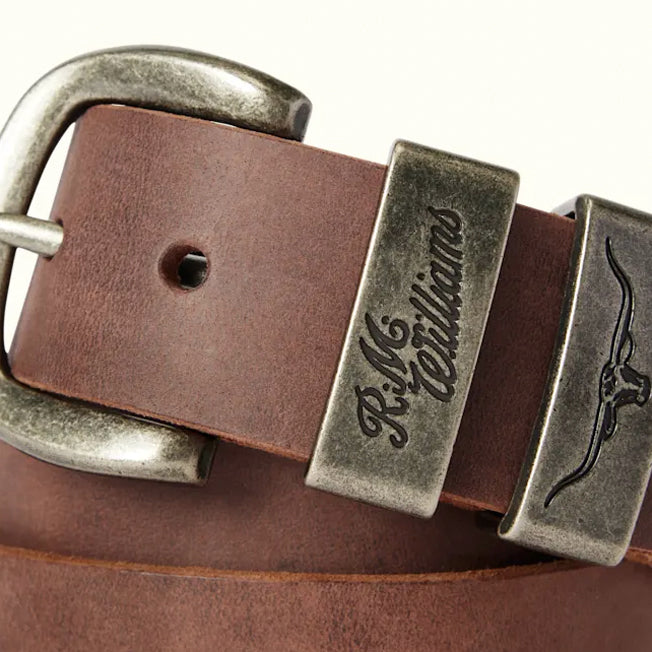 R.M. Williams Drover Leather Belt 38mm