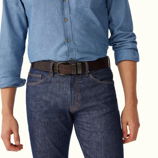 R.M. Williams Drover Leather Belt 38mm