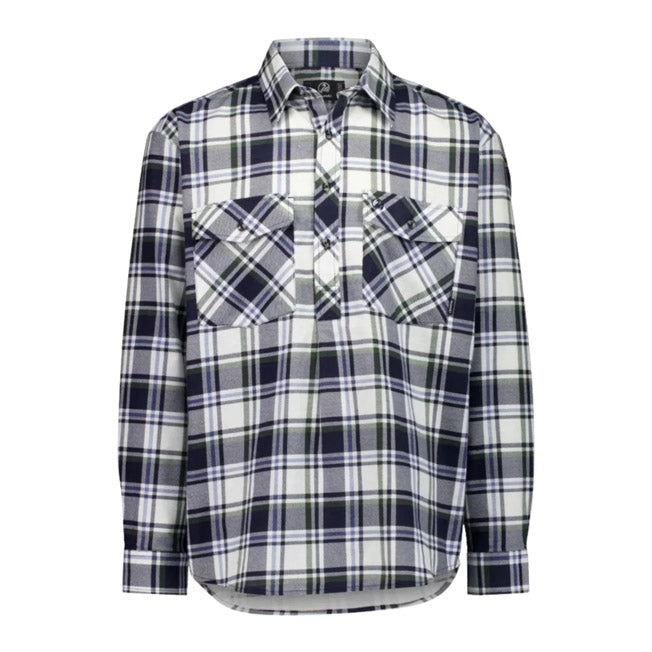 Swanndri Mens Closed Front Egmont Shirt Twin Pack