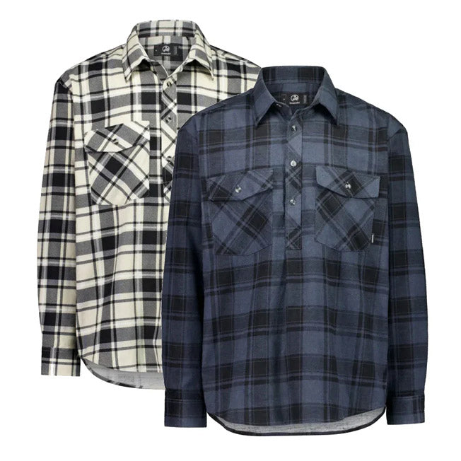 Swanndri Mens Closed Front Egmont Shirt Twin Pack