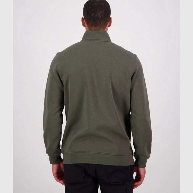 Swanndri Mens Fundamentals Quarter Zip Sweat