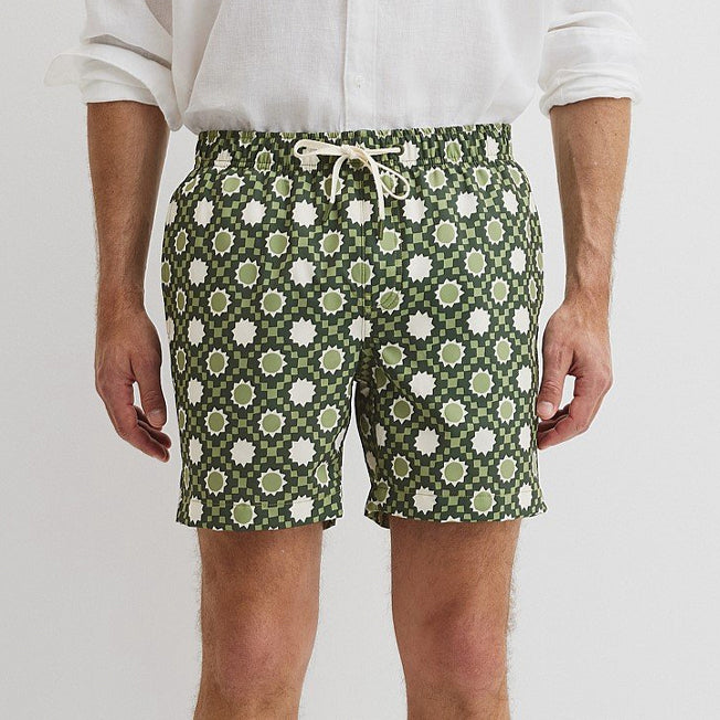 Country Road Mens Geo Print Swim Short