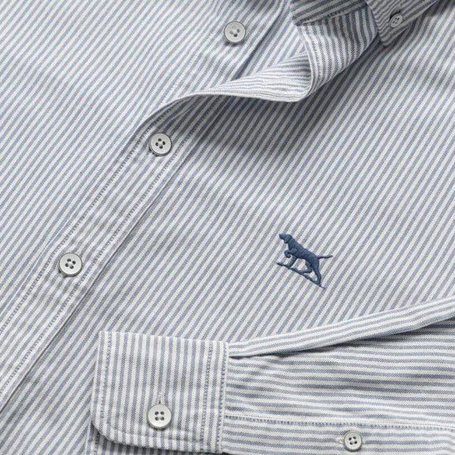 Rodd & Gunn Gunn Oxford Lakeside Stripe Sports Fit LS Shirt