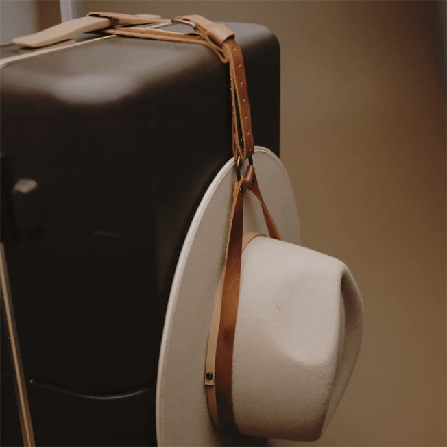 Will and Bear Leather Hat Holder Travel Strap