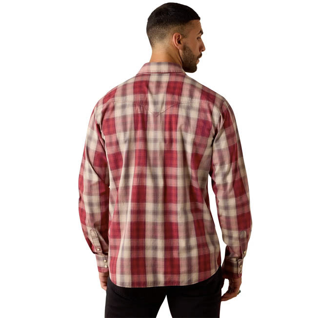 Ariat Mens Retro Hawthorne Fitted Snap LS Shirt