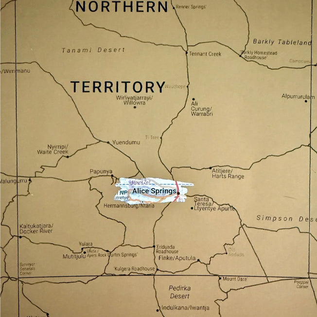 Hema Australia Scratch Map