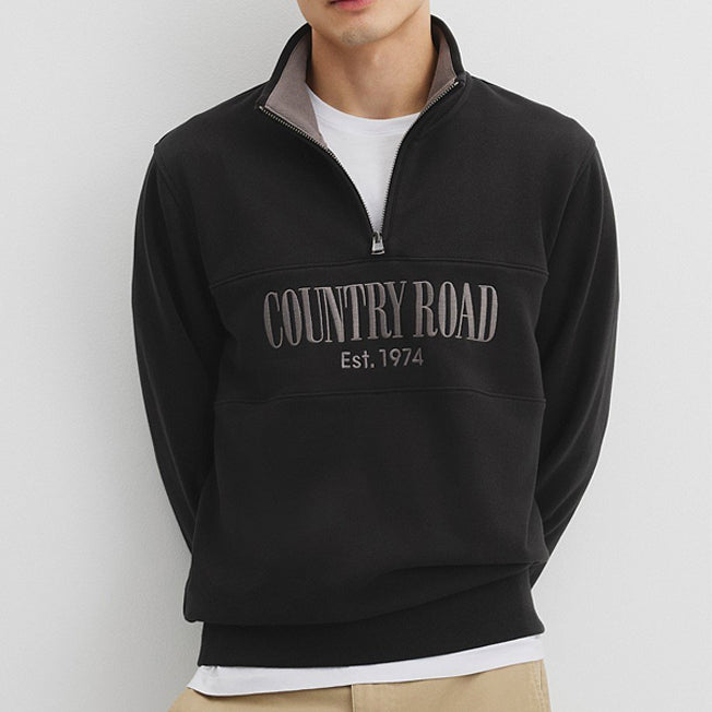 Country Road Mns 1/2 Zip Heritage Sweat