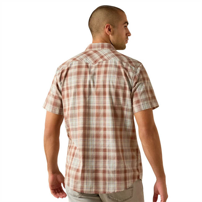 Ariat Mens Retro Hilliard Fitted Snap SS Shirt