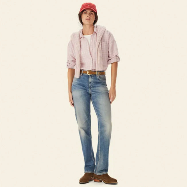 R.M. Williams Hopeland Linen Check Shirt