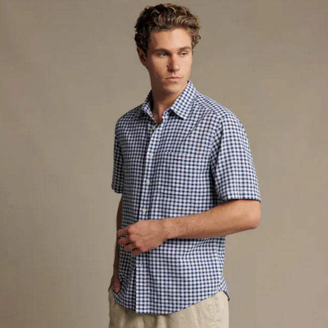 R.M. Williams Johnson Check SS Shirt