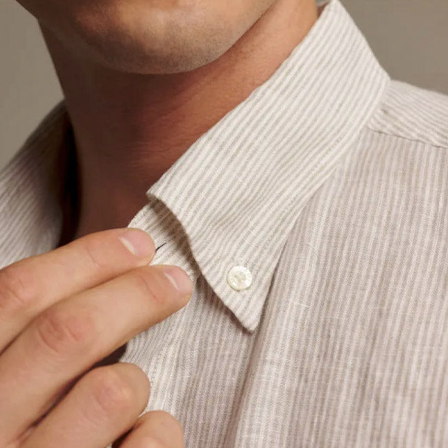 R.M. Williams Karron Linen Stripe Shirt