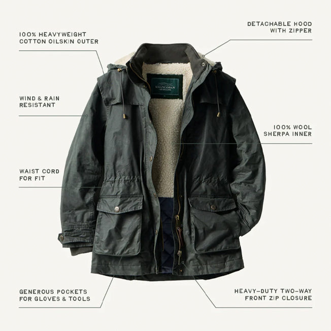 RB Sellars Ladies Khancoban Oilskin Jacket