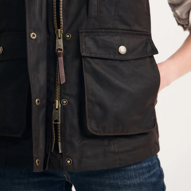 RB Sellars Ladies Khancoban Oilskin Vest