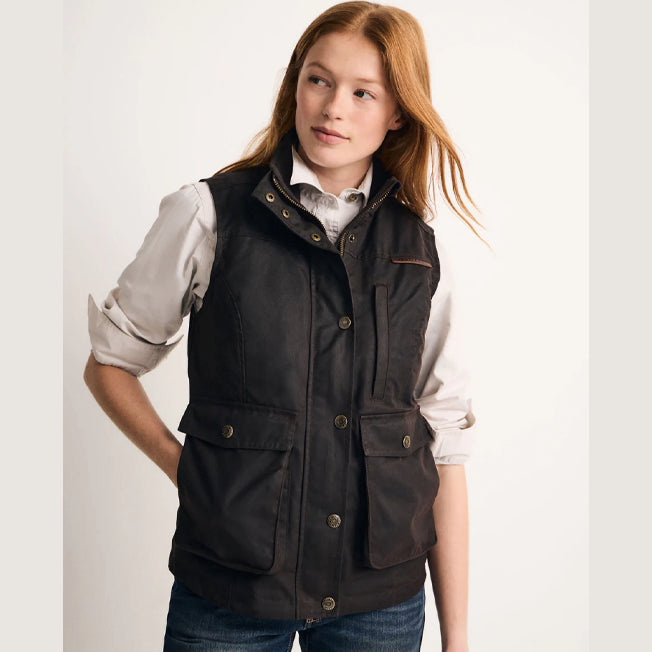 RB Sellars Ladies Khancoban Oilskin Vest