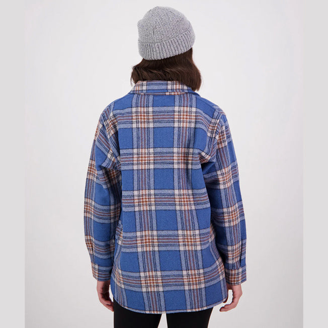 Swanndri Ladies Ranger Wool Zip Front Check Bushshirt