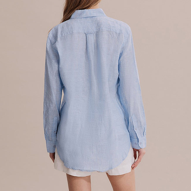 Country Road Ladies Linen LS Shirt