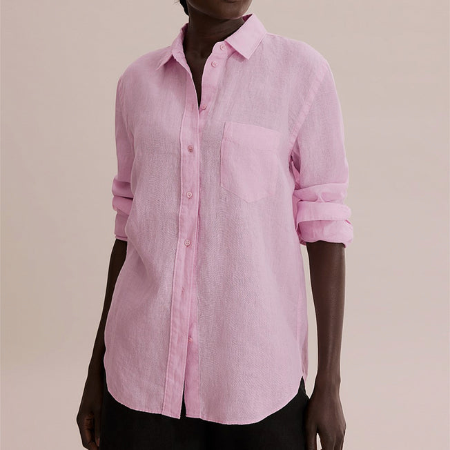 Country Road Ladies Linen LS Shirt