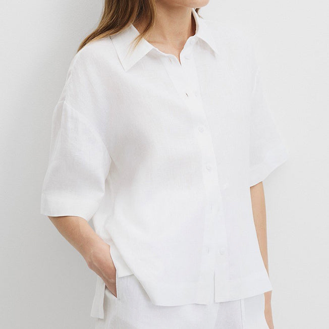 Country Road Ladies Linen SS Shirt