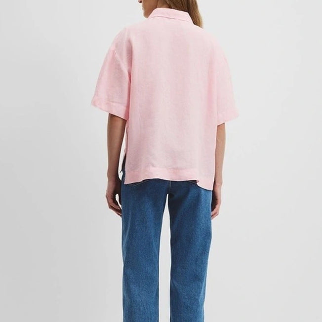 Country Road Ladies Linen SS Shirt