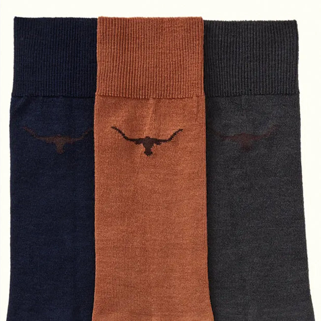 R.M. Williams Longhorn Sock 3pk