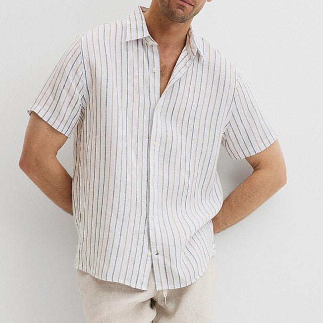 Country Road Mens Reg Fit SS Linen Shirt