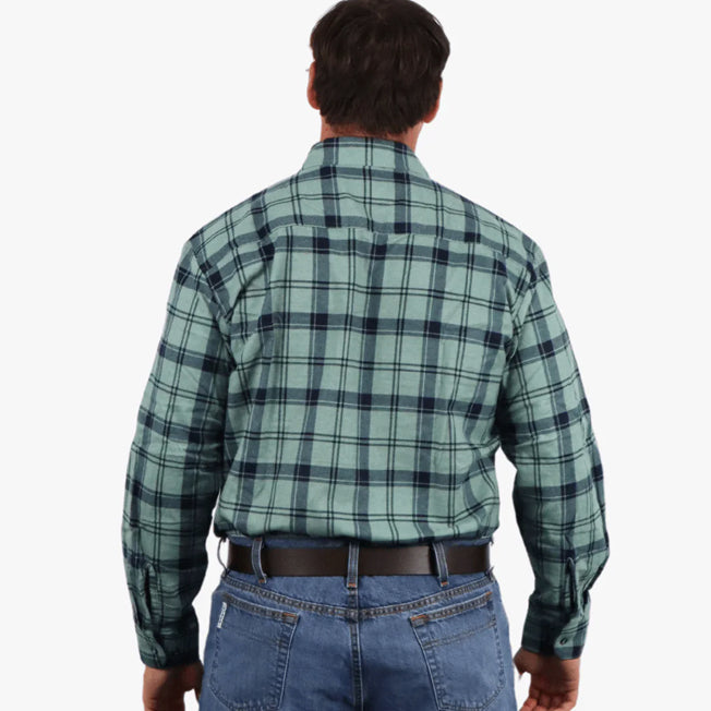 Swanndri Mens Closed Front Egmont Shirt Twin Pack