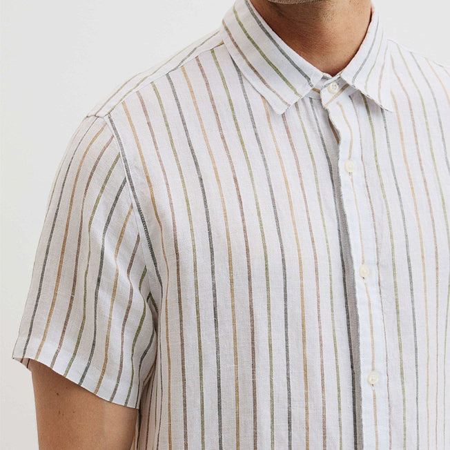 Country Road Mens Reg Fit SS Linen Shirt