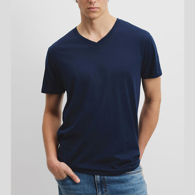 Country Road Mens Pima Cotton V-Neck SS Tee