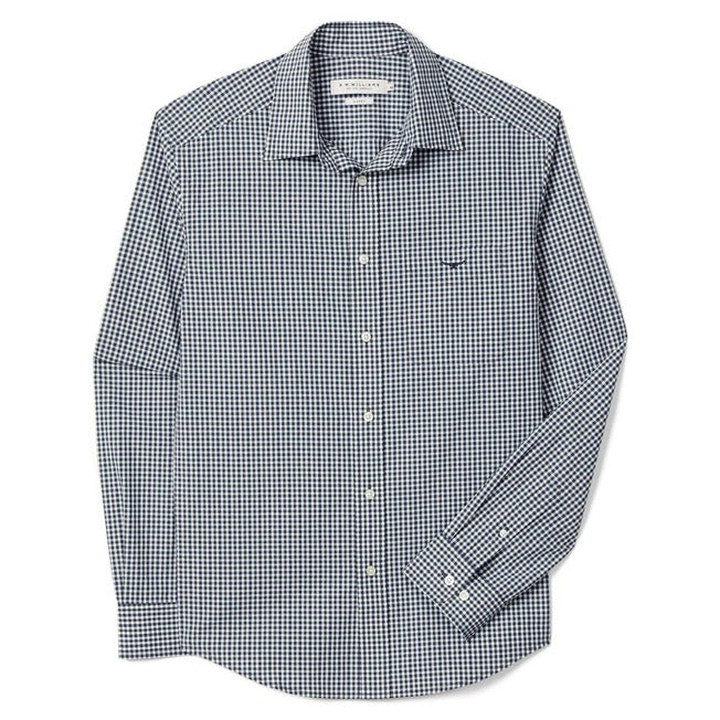 R.M. Williams Mens Mogo Poplin Check Shirt