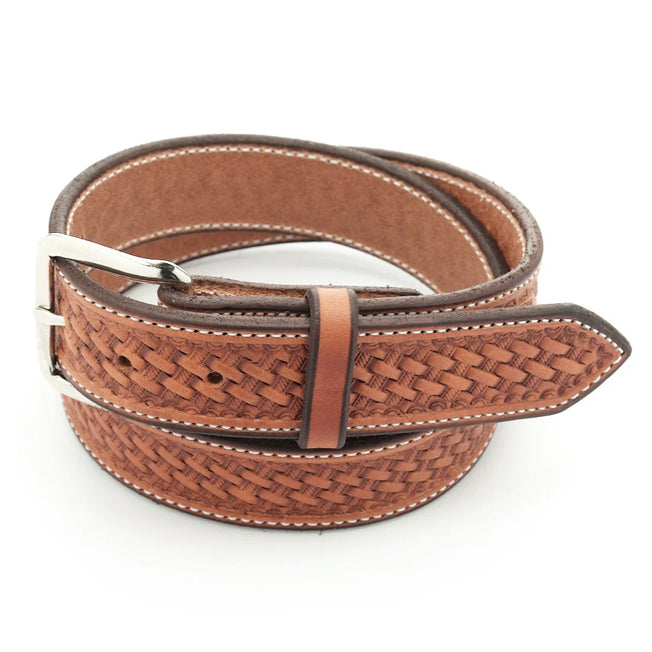 Texas Saddlery Western Natural Basket Belt