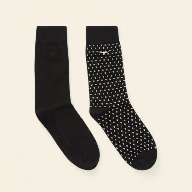 R.M. Williams Nelson Polka Dot Sock 2pk