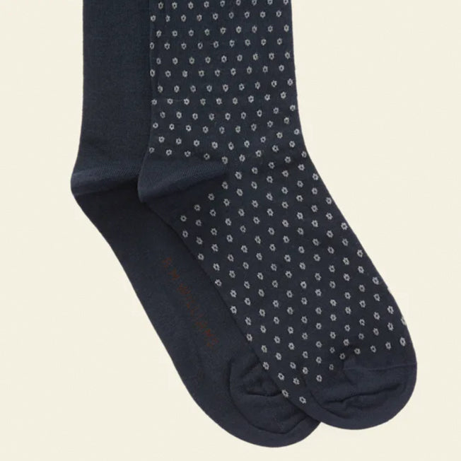 R.M. Williams Nelson Polka Dot Sock 2pk