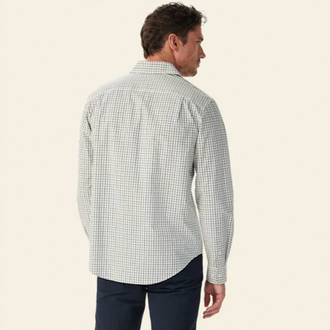 R.M. Williams Mens Newland Poplin Check Shirt