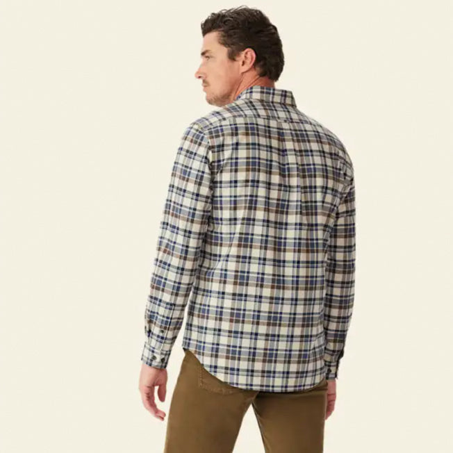 R.M. Williams Mens Orion Brushed Check Shirt