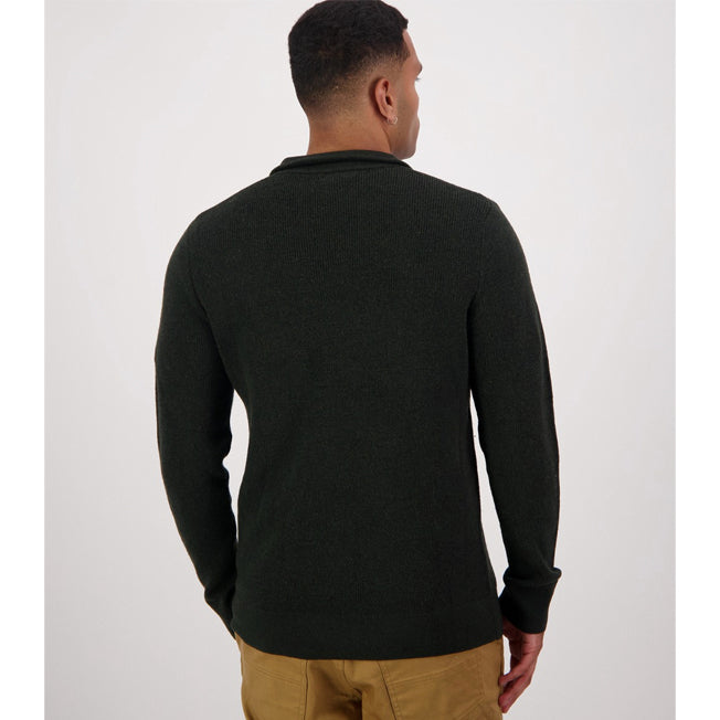 Swanndri Mens Otahu River 1/4 Zip Merino Knit